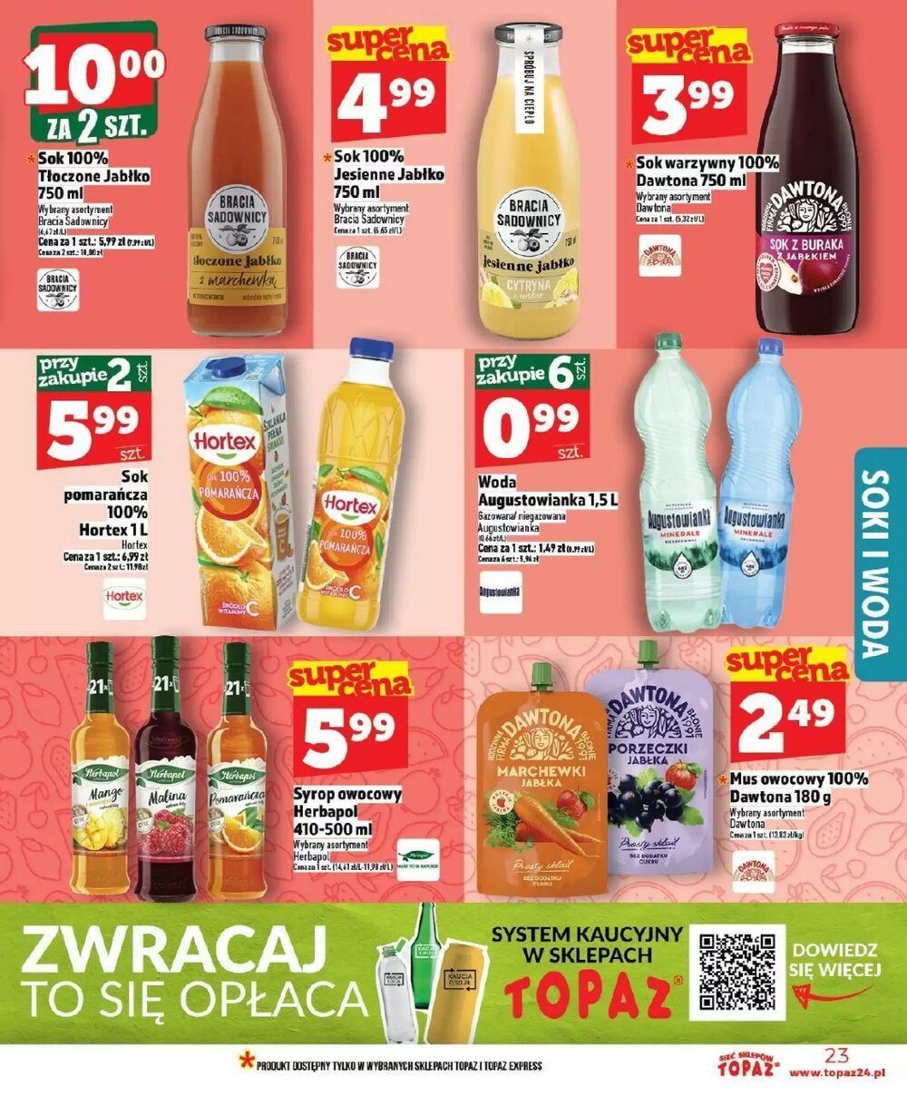 Gazetka promocyjna Topaz ważna od 29.01.2026 - Strona 23.