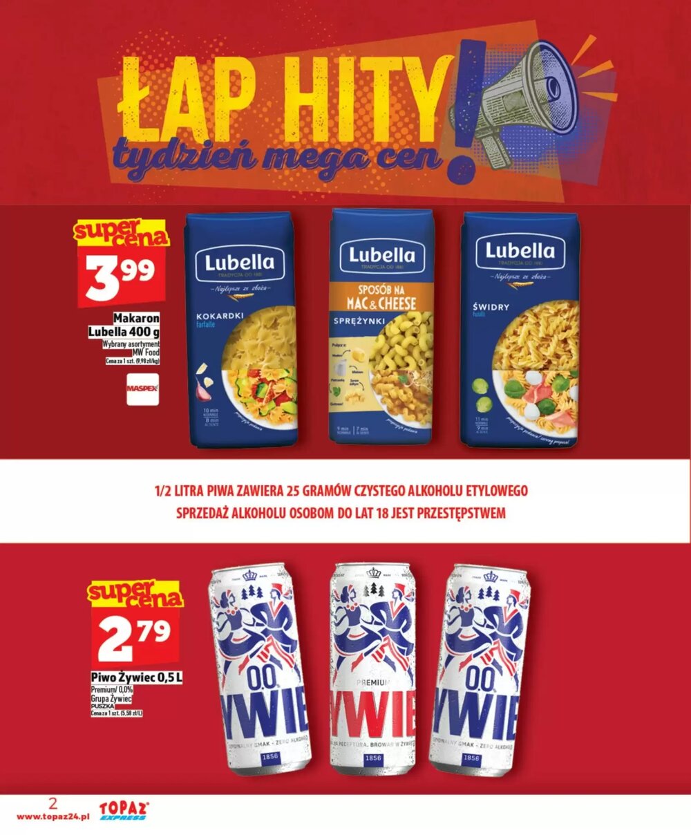 Gazetka promocyjna Topaz  ważna od 29.01.2026 - Strona 2.