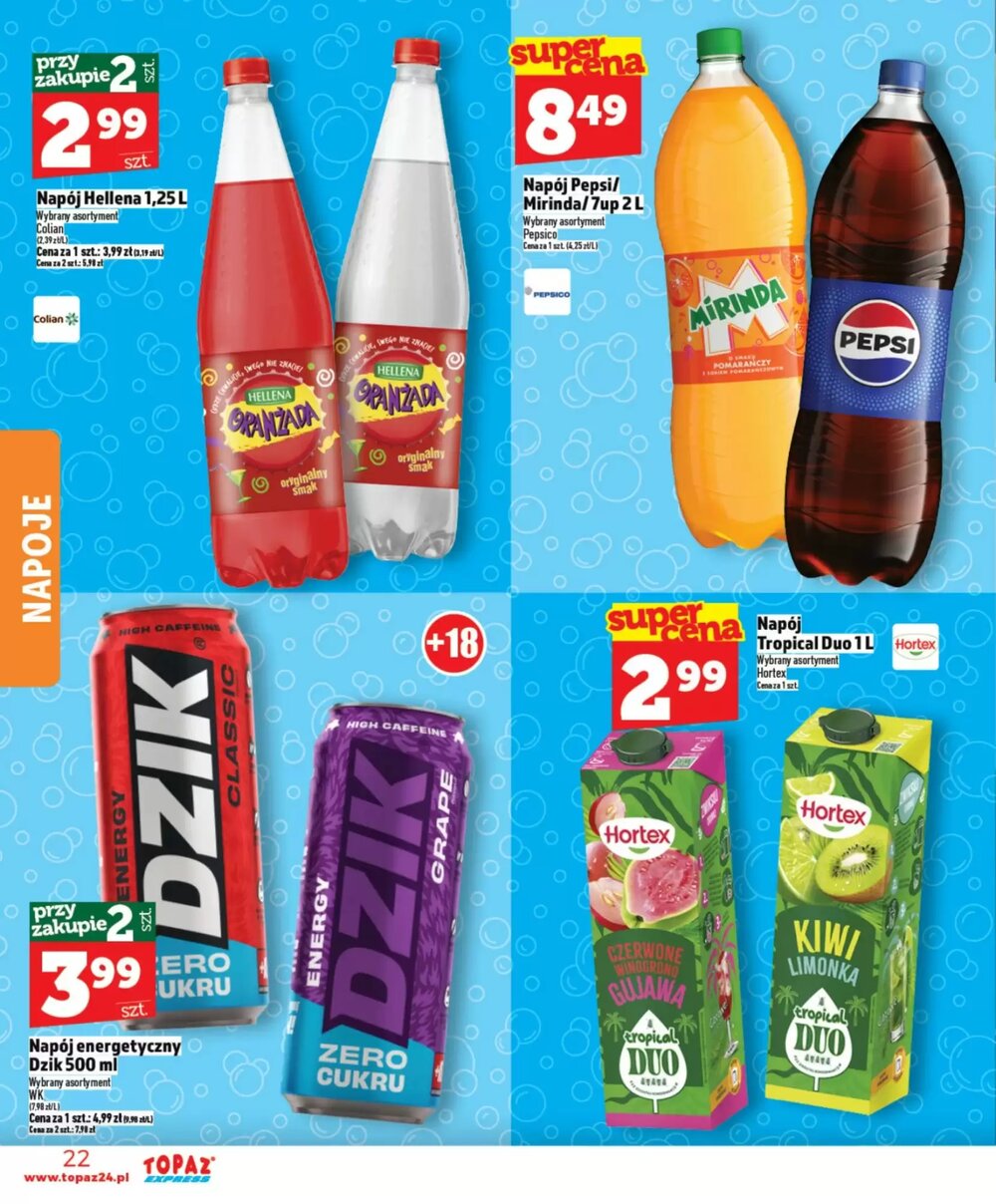 Gazetka promocyjna Topaz  ważna od 29.01.2026 - Strona 22.