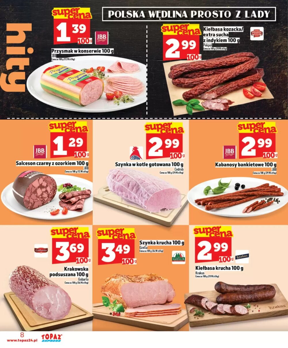 Gazetka promocyjna Topaz  ważna od 29.01.2026 - Strona 8.