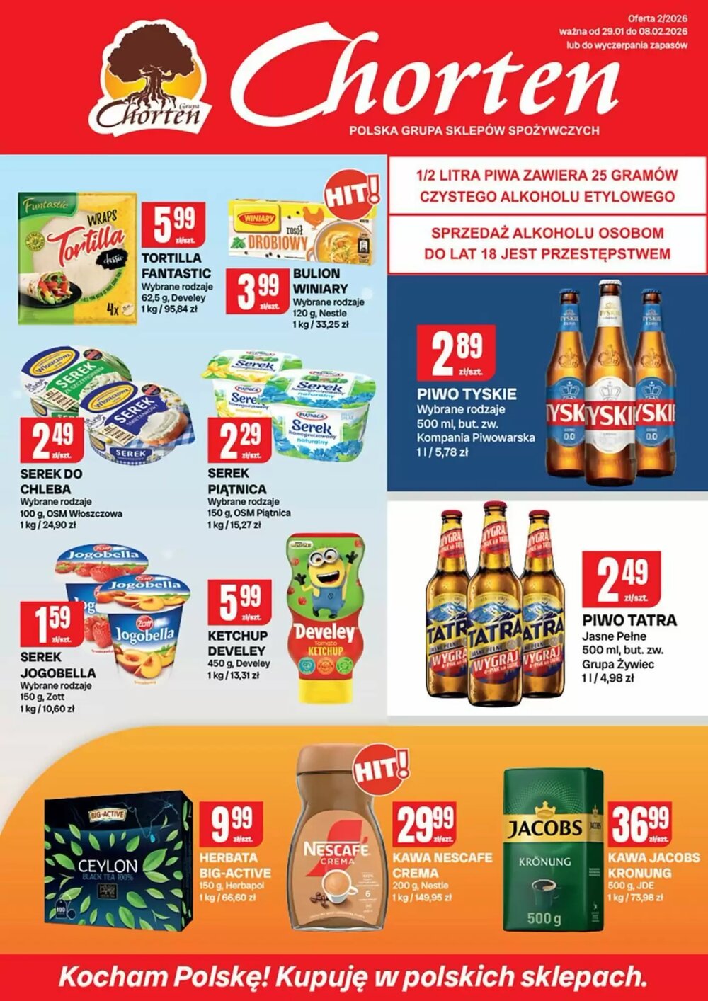 Gazetka promocyjna Chorten  ważna od 29.01.2026 - Strona 1.
