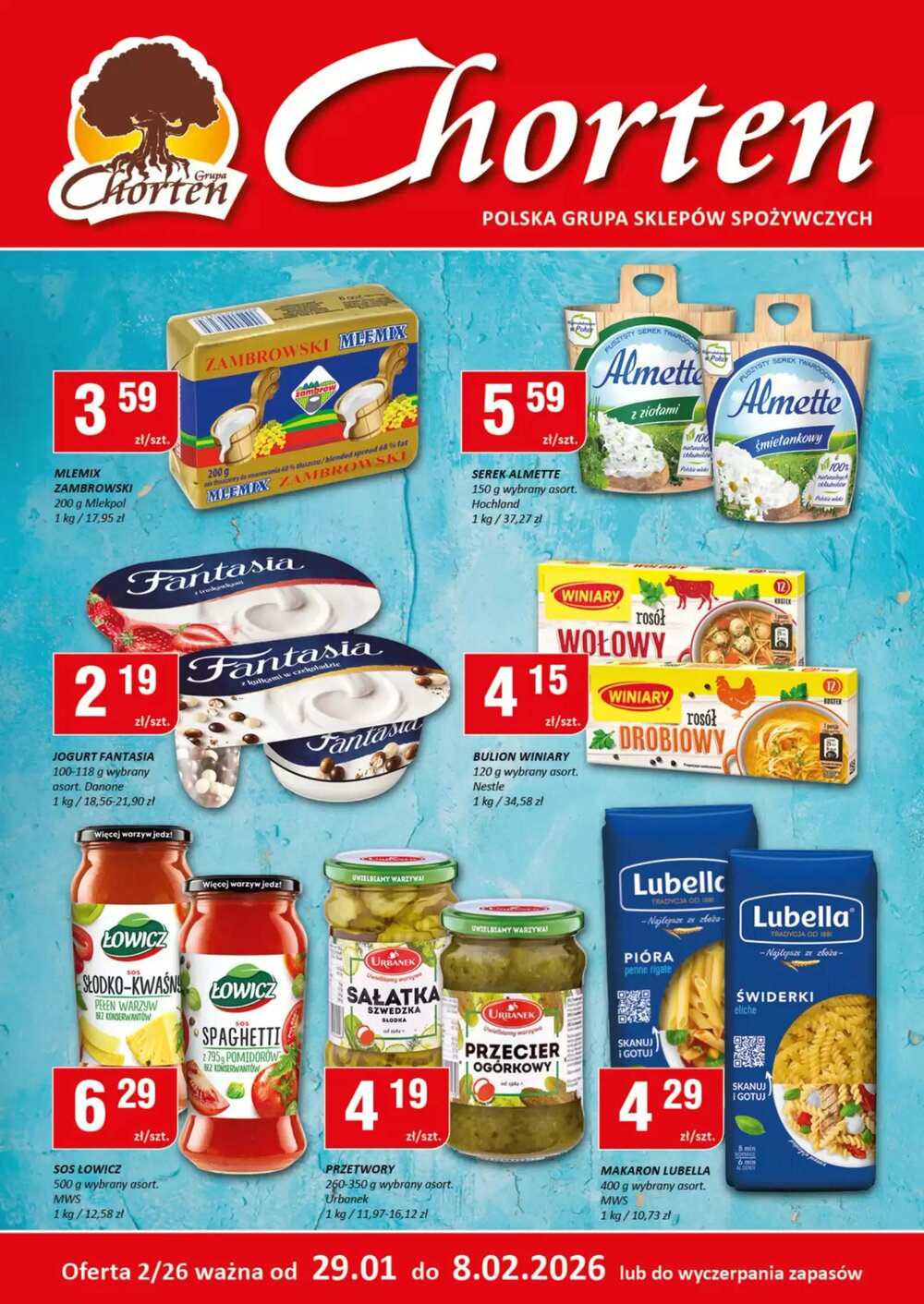 Gazetka promocyjna Chorten  ważna od 29.01.2026 - Strona 1.
