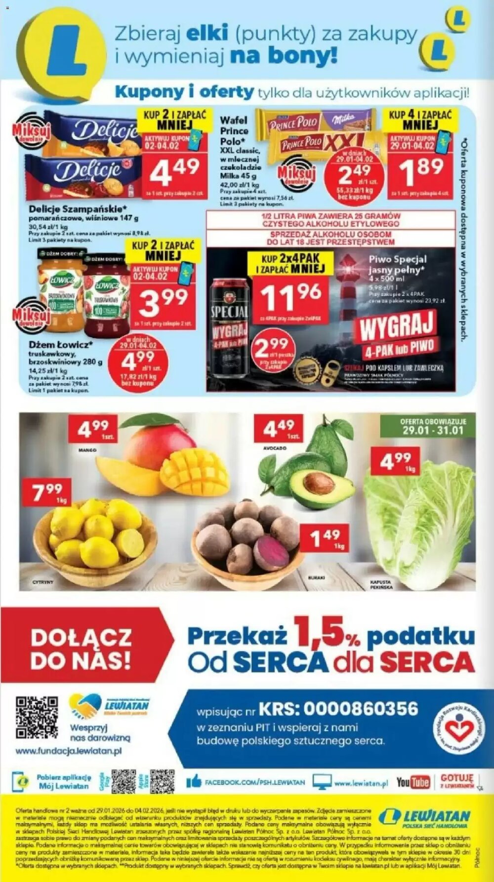 Gazetka promocyjna Lewiatan  ważna od 29.01.2026 - Strona 8.