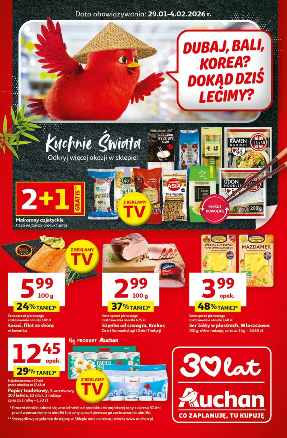 Gazetka promocyjna Auchan ważna od 29.01.2026 - Strona 1.