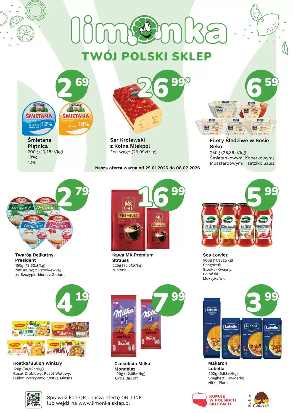 Gazetka promocyjna Limonka  ważna od 29.01.2026 - Strona 1.