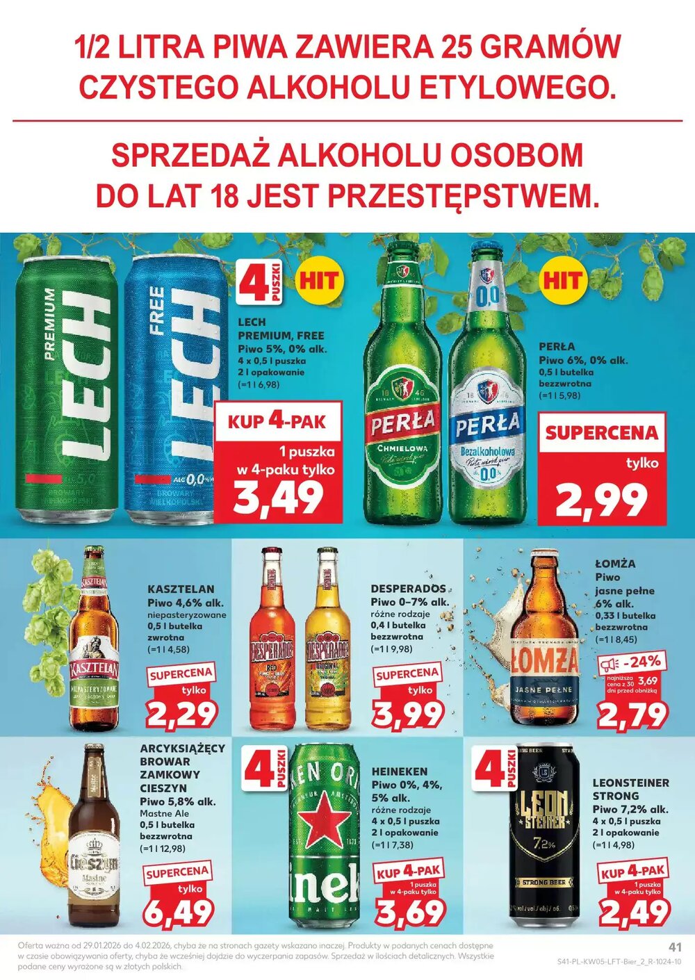 Gazetka promocyjna Kaufland  ważna od 29.01.2026 - Strona 41.