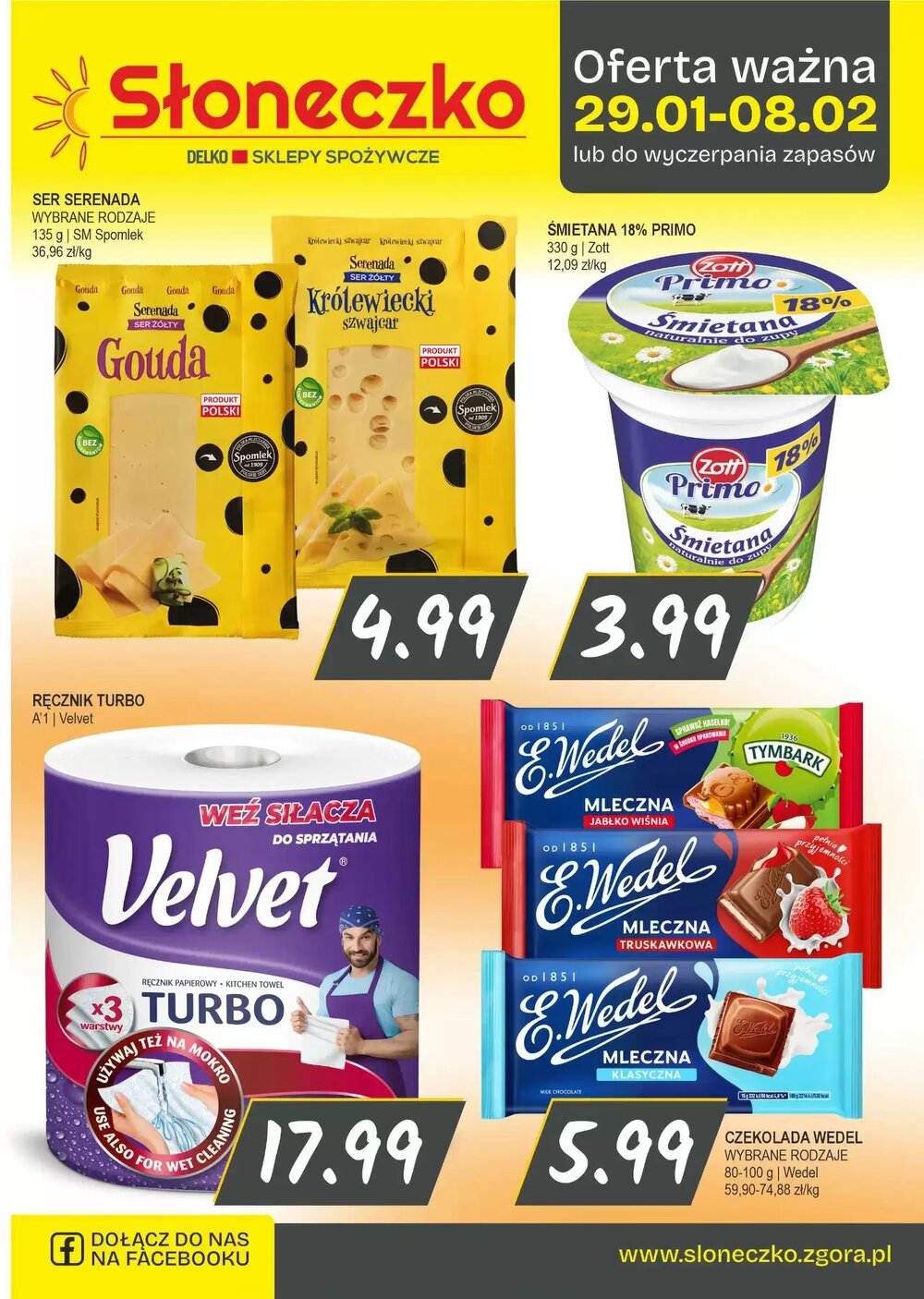 Gazetka promocyjna Słoneczko  ważna od 29.01.2026 - Strona 1.