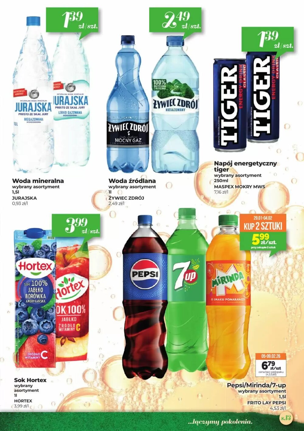 Gazetka promocyjna Społem  ważna od 29.01.2026 - Strona 13.