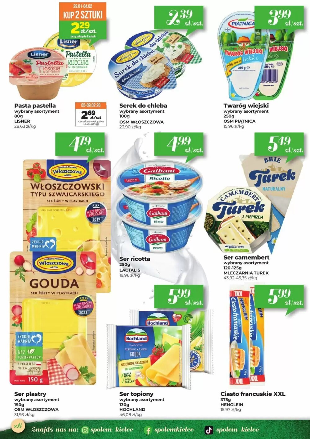 Gazetka promocyjna Społem  ważna od 29.01.2026 - Strona 6.