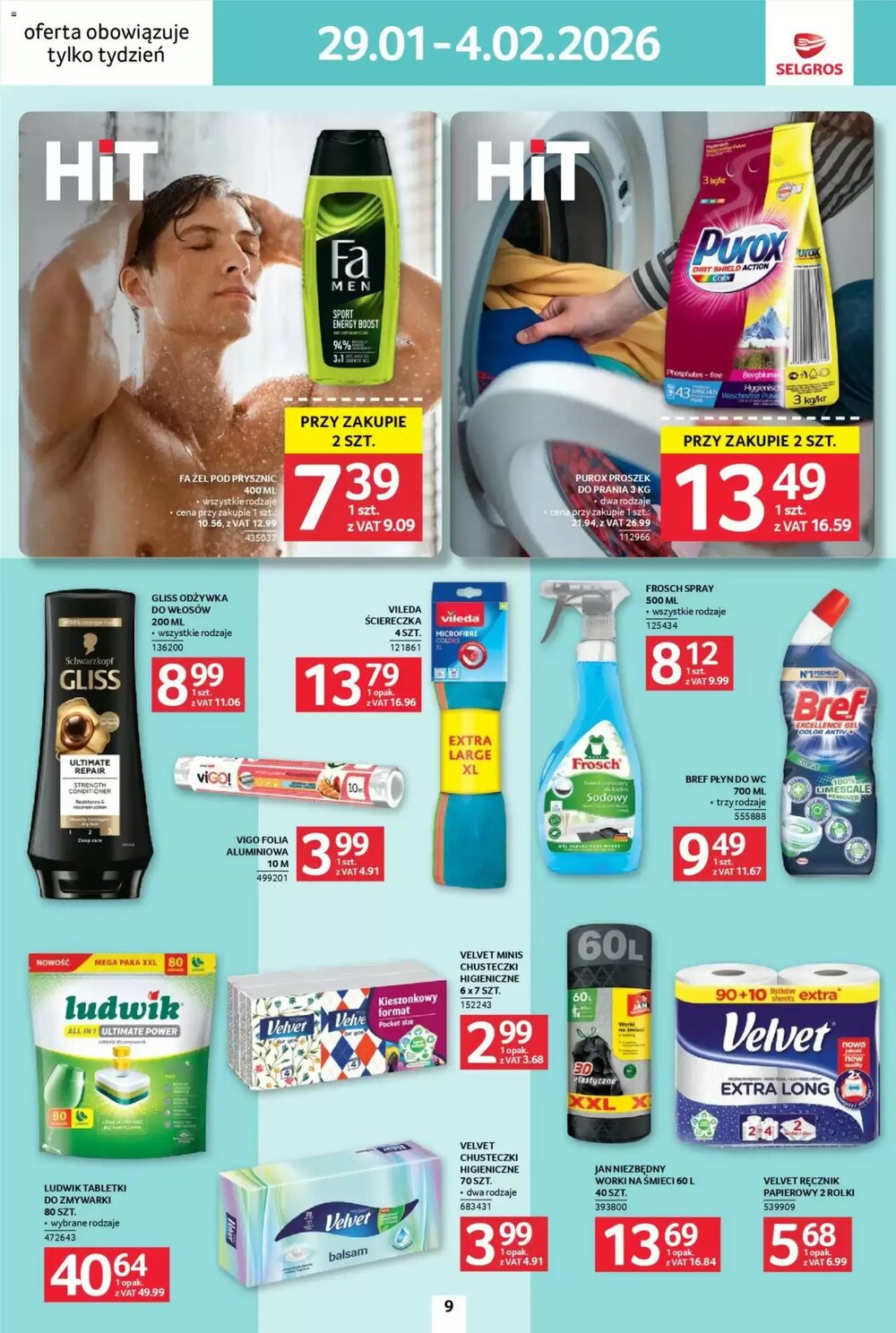 Gazetka promocyjna Selgros  ważna od 29.01.2026 - Strona 9.