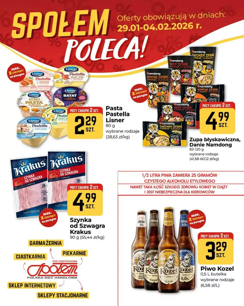 Gazetka promocyjna Społem  ważna od 29.01.2026 - Strona 3.