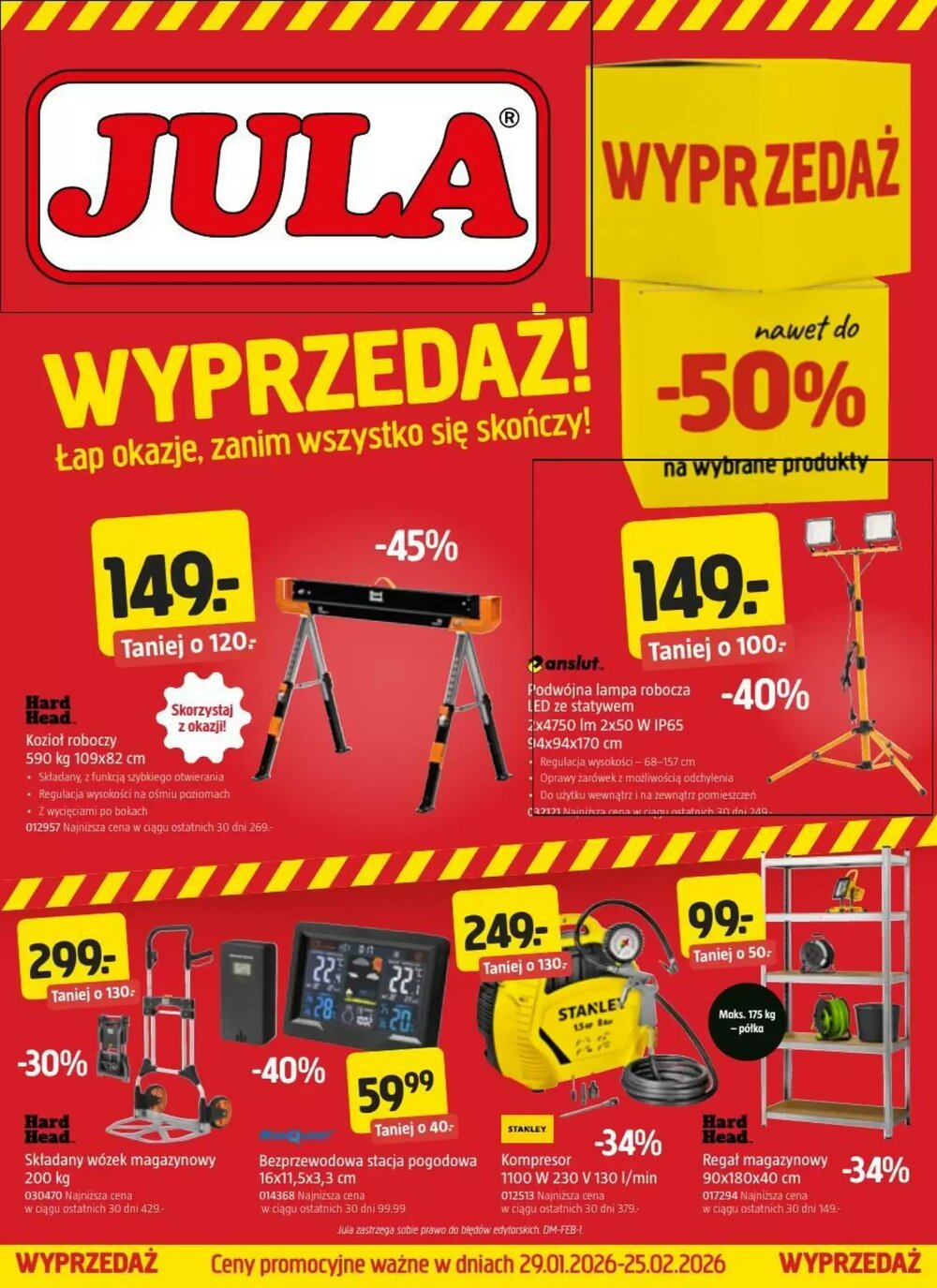 Gazetka promocyjna Jula  ważna od 29.01.2026 - Strona 1.