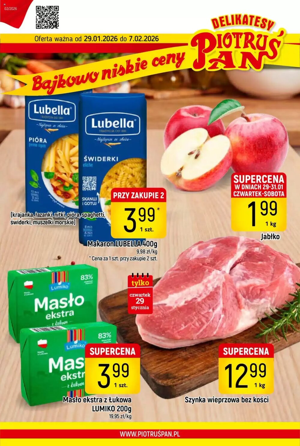 Gazetka promocyjna Delikatesy Piotruś Pan  ważna od 29.01.2026 - Strona 1.