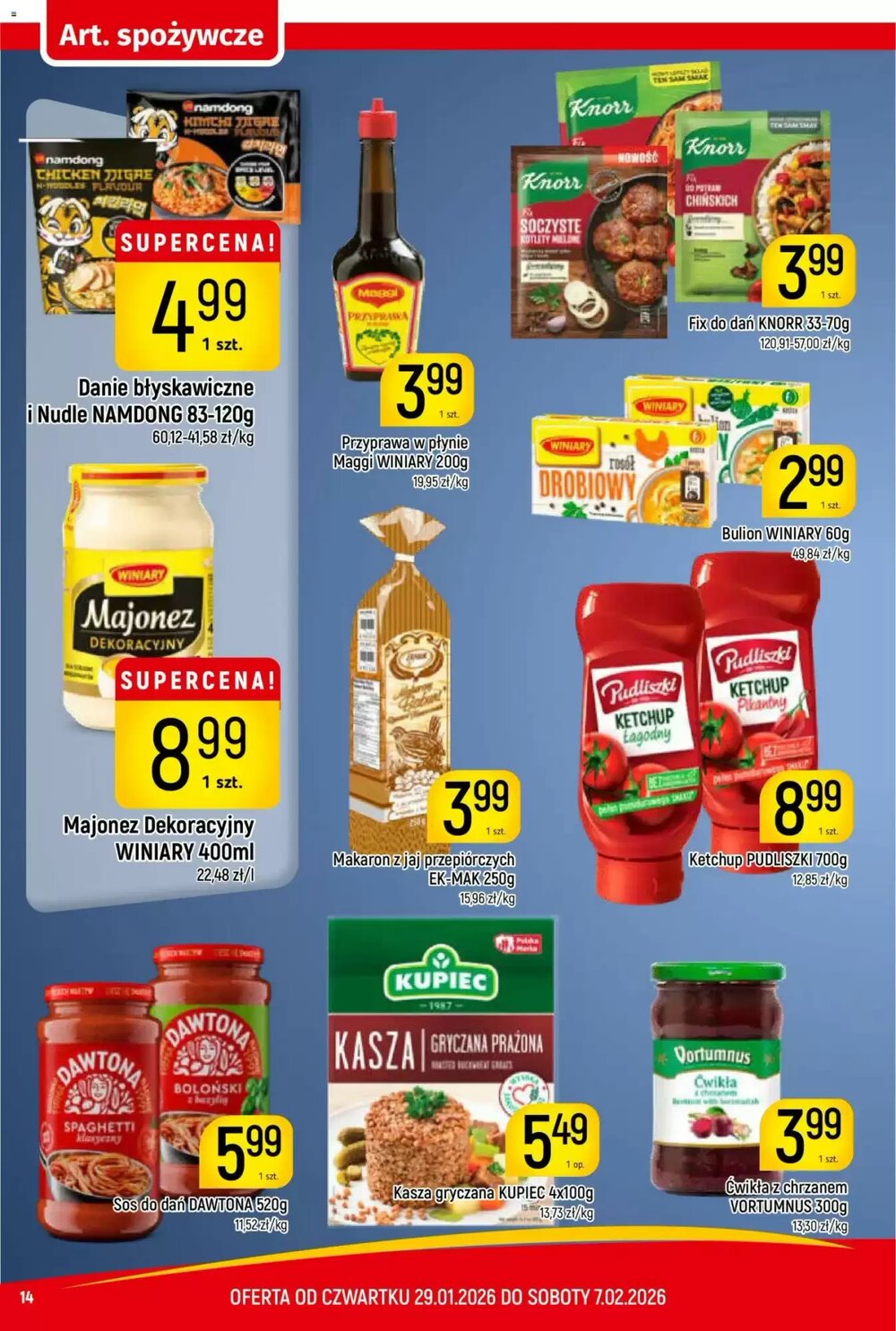Gazetka promocyjna Delikatesy Piotruś Pan  ważna od 29.01.2026 - Strona 14.