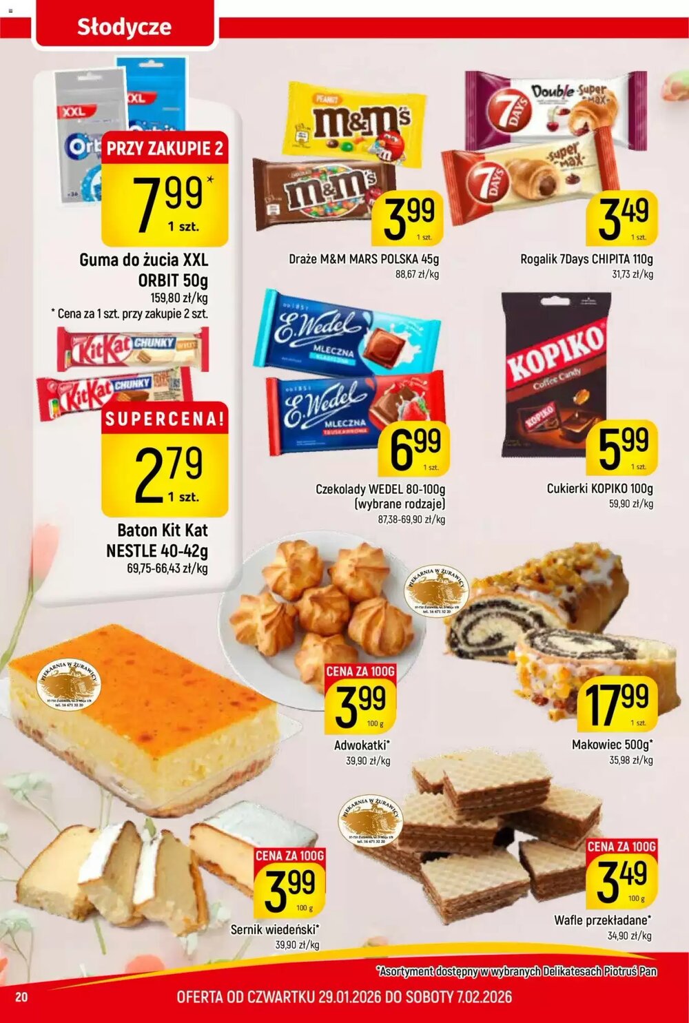 Gazetka promocyjna Delikatesy Piotruś Pan  ważna od 29.01.2026 - Strona 20.