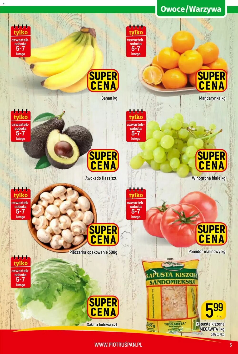 Gazetka promocyjna Delikatesy Piotruś Pan  ważna od 29.01.2026 - Strona 3.