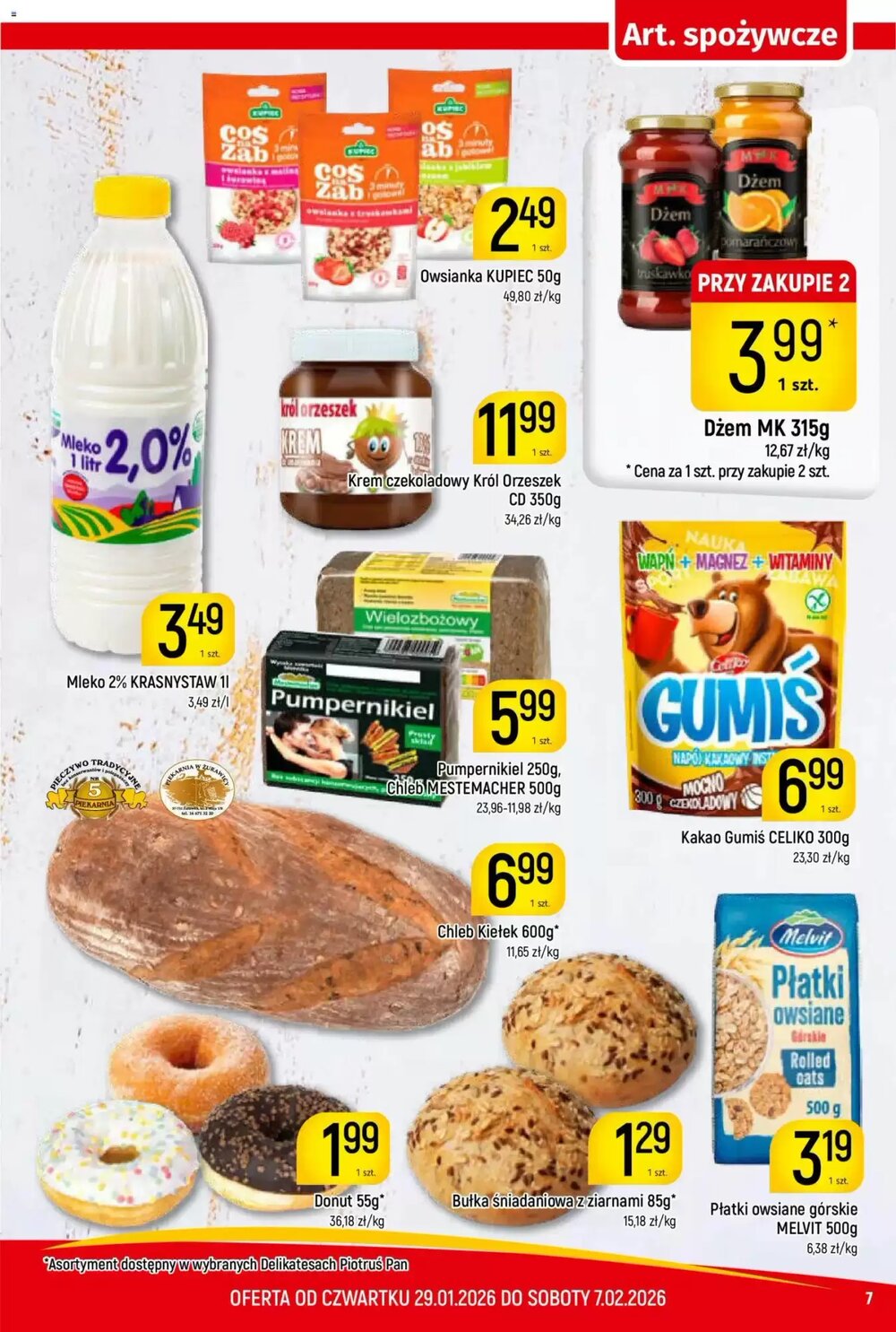 Gazetka promocyjna Delikatesy Piotruś Pan  ważna od 29.01.2026 - Strona 7.
