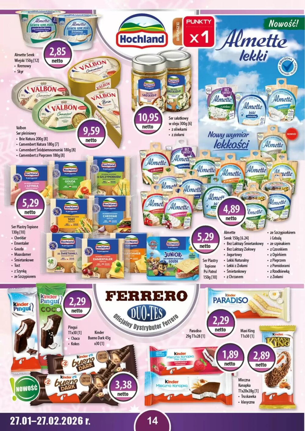 Gazetka promocyjna DUO-TES  ważna od 29.01.2026 - Strona 14.