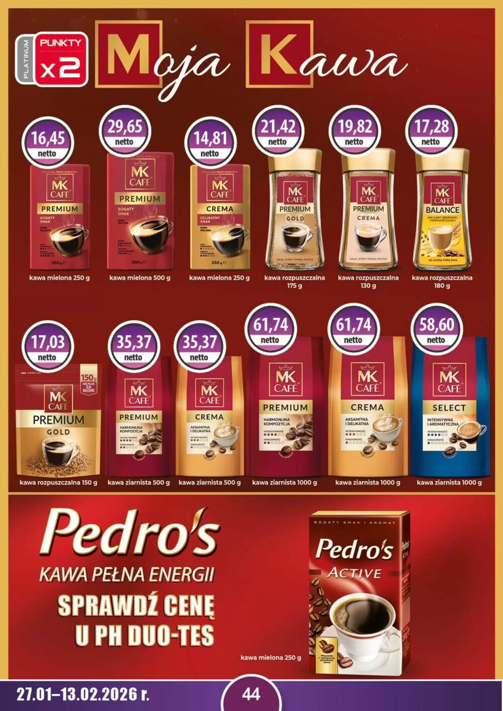 Gazetka promocyjna DUO-TES  ważna od 29.01.2026 - Strona 44.