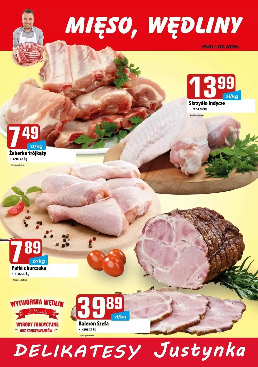 Gazetka promocyjna Delikatesy Justynka  ważna od 29.01.2026 - Strona 2.