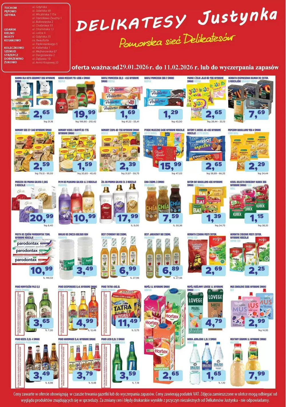 Gazetka promocyjna Delikatesy Justynka  ważna od 29.01.2026 - Strona 3.