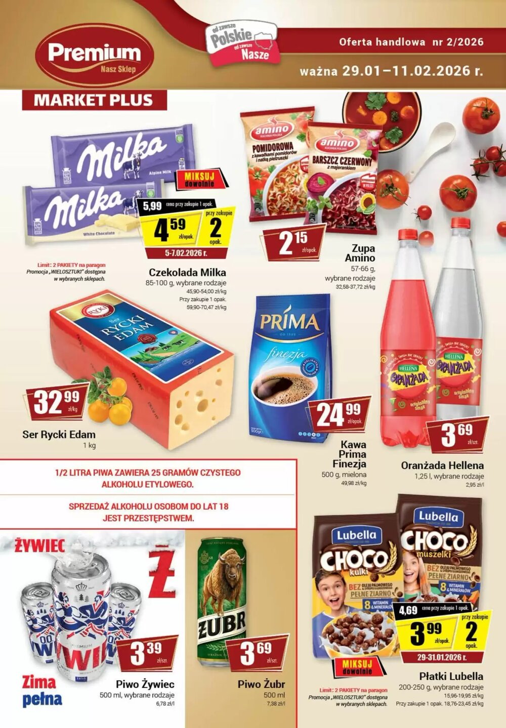 Gazetka promocyjna Premium Nasz Sklep  ważna od 29.01.2026 - Strona 1.
