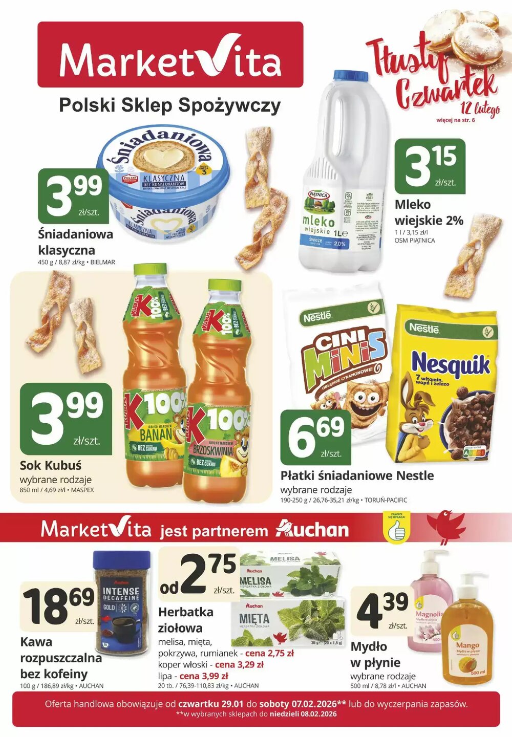 Gazetka promocyjna Marketvita  ważna od 29.01.2026 - Strona 1.