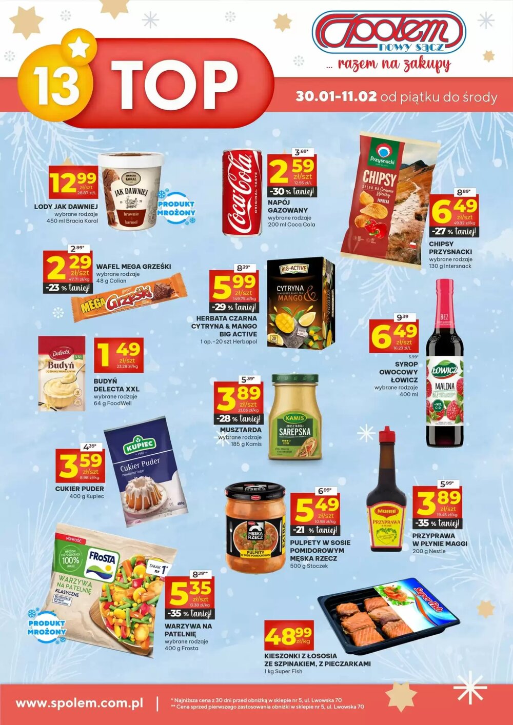 Gazetka promocyjna Społem  ważna od 30.01.2026 - Strona 1.