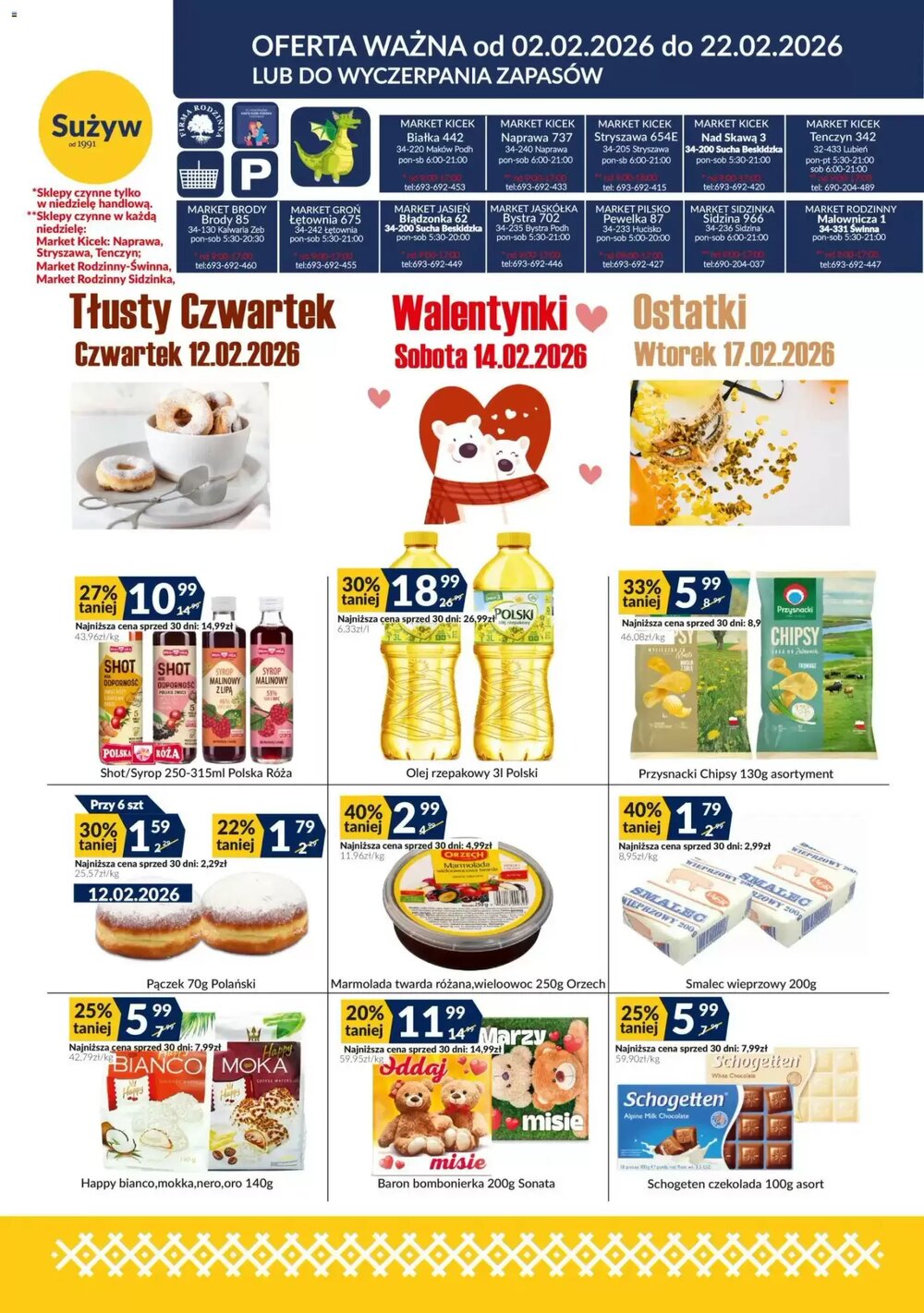 Gazetka promocyjna Sużyw  ważna od 02.02.2026 - Strona 1.