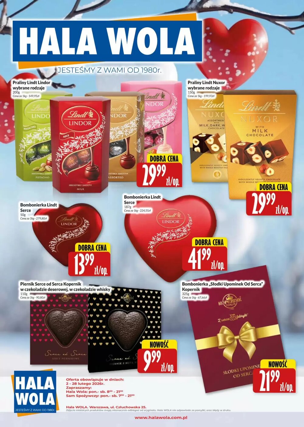 Gazetka promocyjna Hala Wola  ważna od 02.02.2026 - Strona 1.