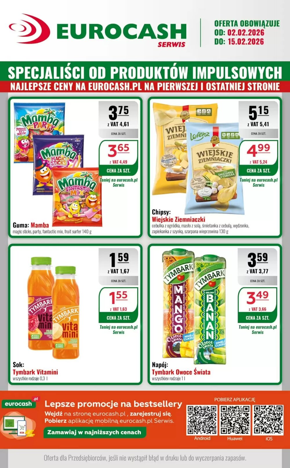 Gazetka promocyjna Eurocash  ważna od 02.02.2026 - Strona 1.