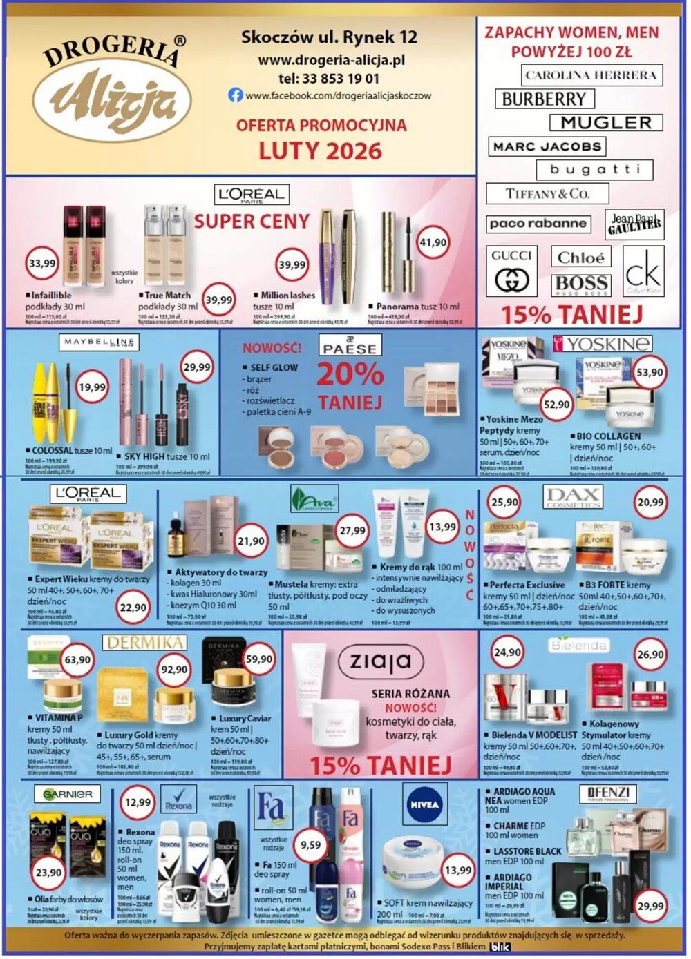Gazetka promocyjna Drogeria alicja  ważna od 02.02.2026 - Strona 1.