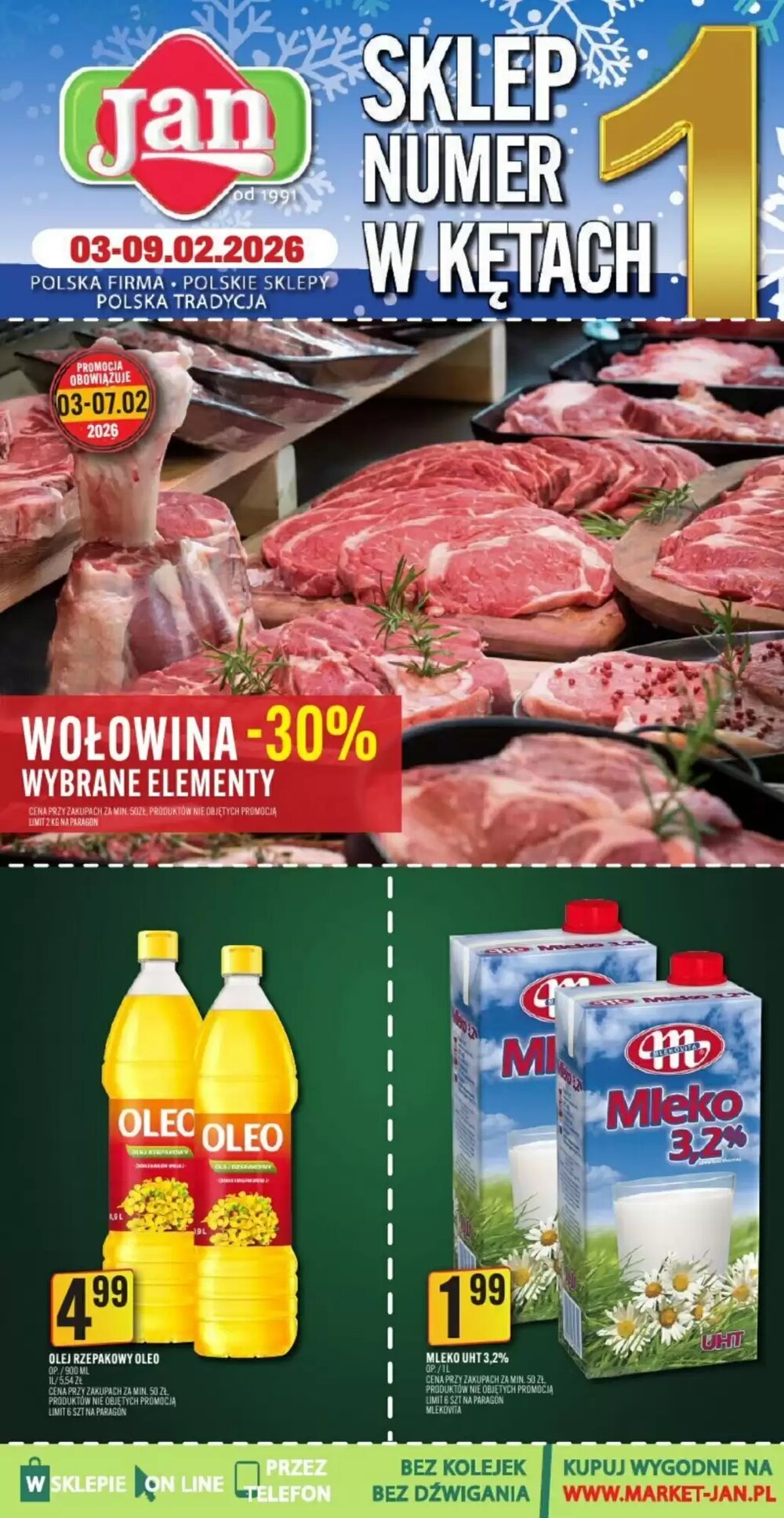 Gazetka promocyjna Market Jan  ważna od 03.02.2026 - Strona 1.