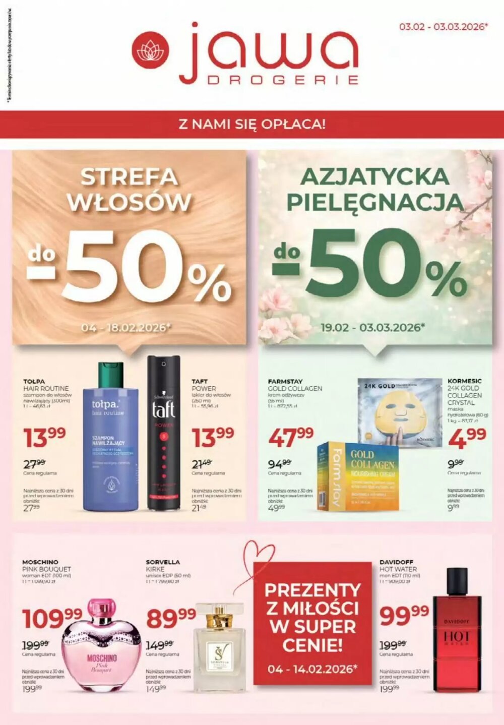 Gazetka promocyjna Jawa Drogerie  ważna od 03.02.2026 - Strona 1.