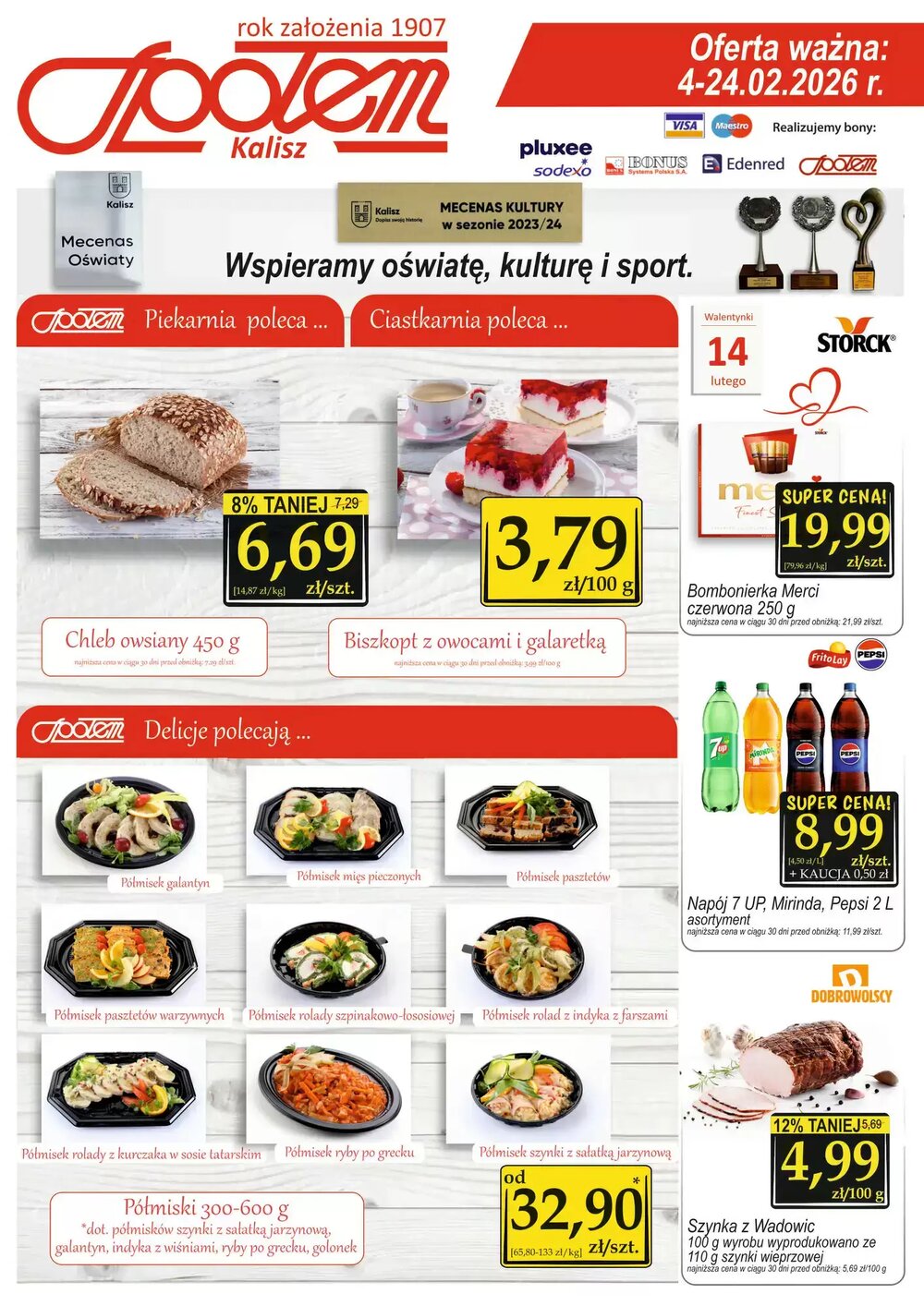 Gazetka promocyjna Społem  ważna od 04.02.2026 - Strona 1.