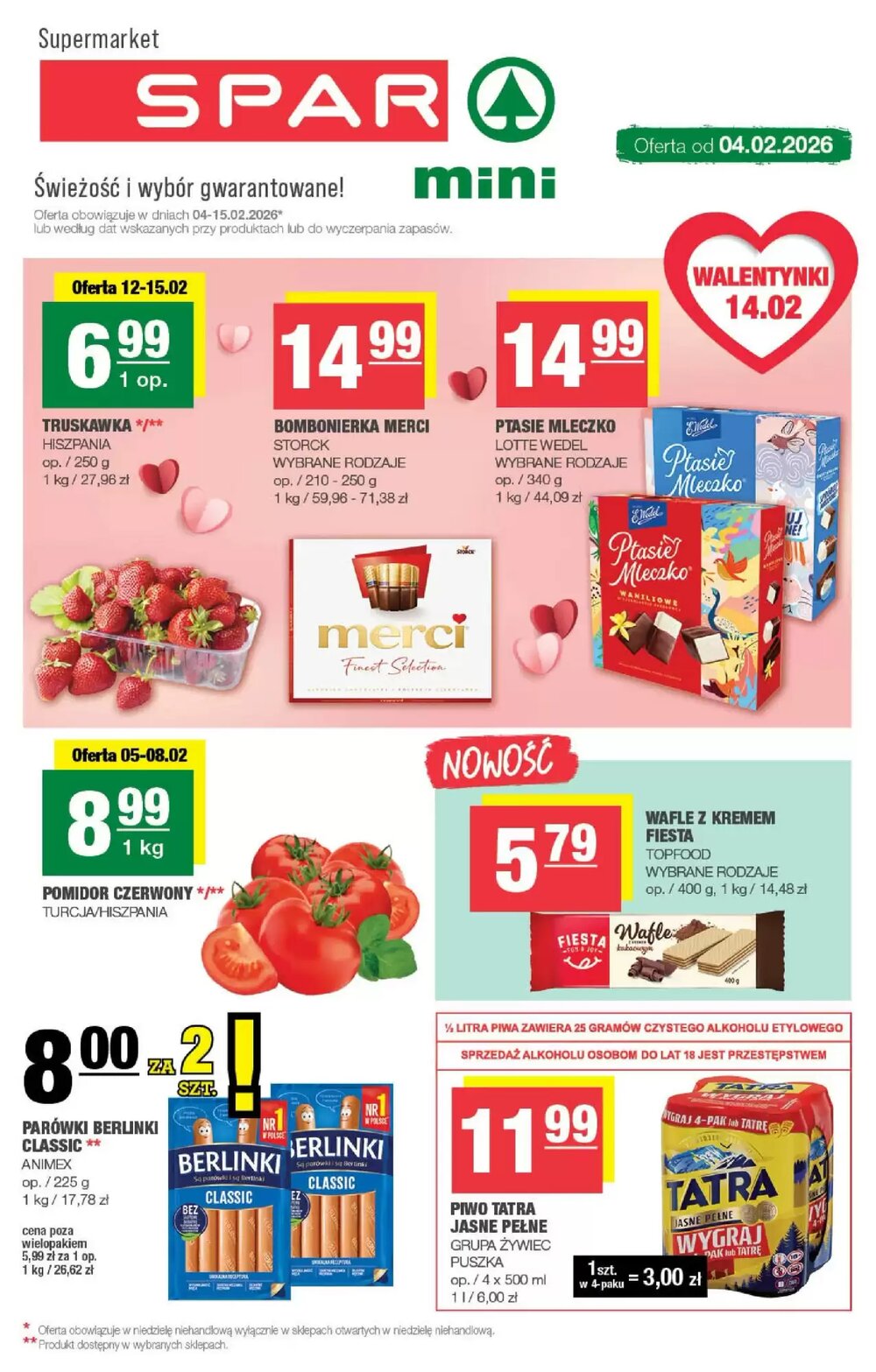 Gazetka promocyjna SPAR mini  ważna od 04.02.2026 - Strona 1.