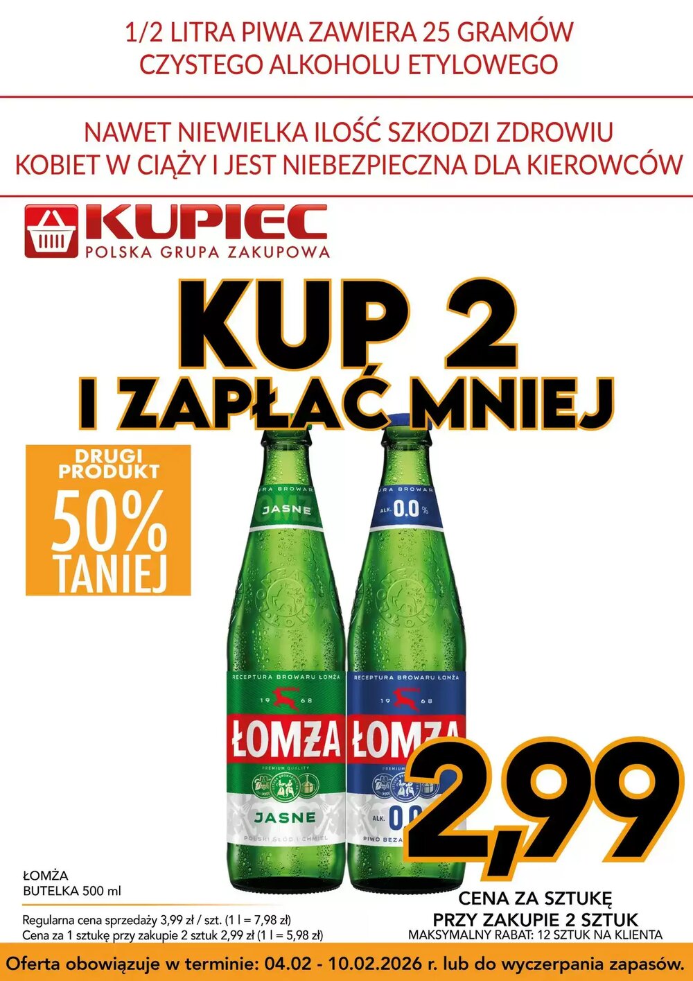 Gazetka promocyjna Kupiec  ważna od 04.02.2026 - Strona 6.
