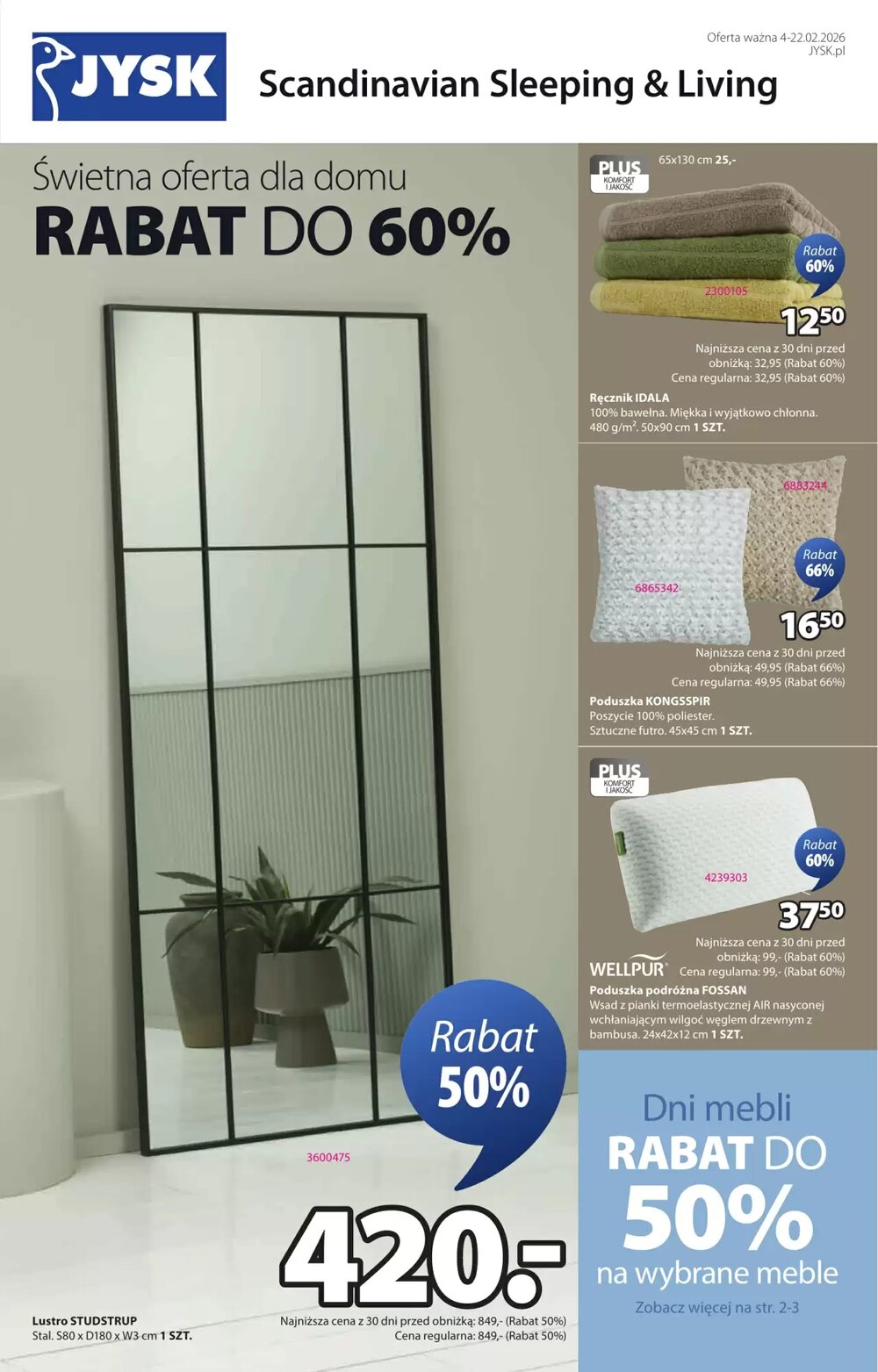 Gazetka promocyjna JYSK  ważna od 04.02.2026 - Strona 1.