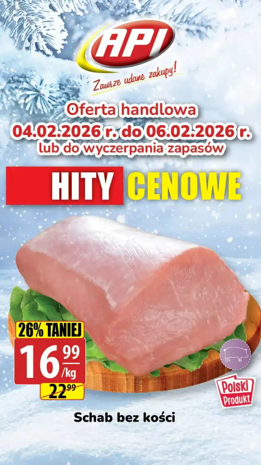 Gazetka promocyjna API MARKET  ważna od 04.02.2026 - Strona 1.