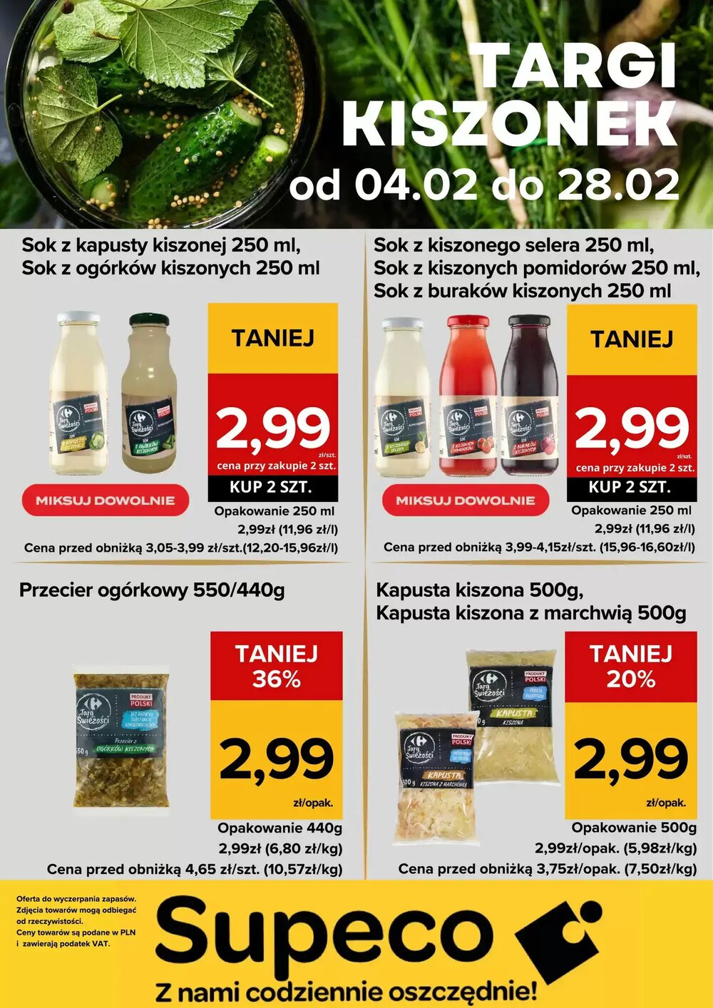 Gazetka promocyjna Supeco  ważna od 04.02.2026 - Strona 1.
