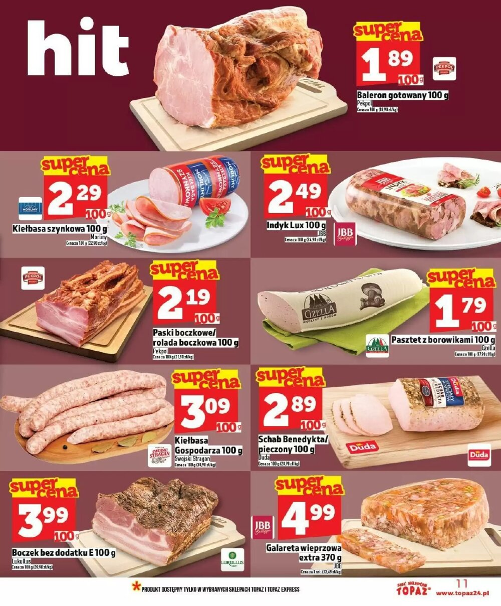 Gazetka promocyjna Topaz  ważna od 05.02.2026 - Strona 11.