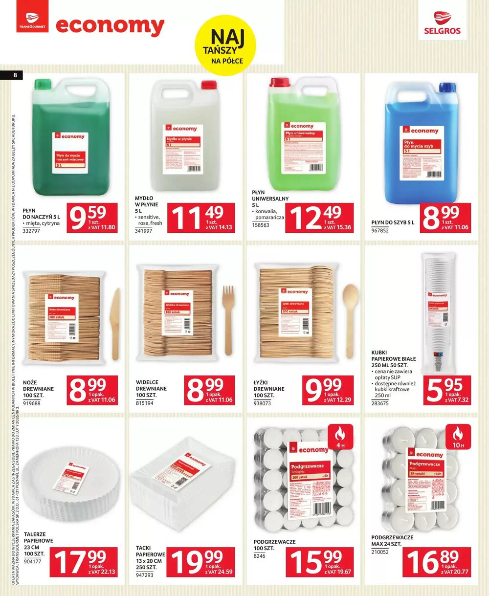 Gazetka promocyjna Selgros  ważna od 05.02.2026 - Strona 8.