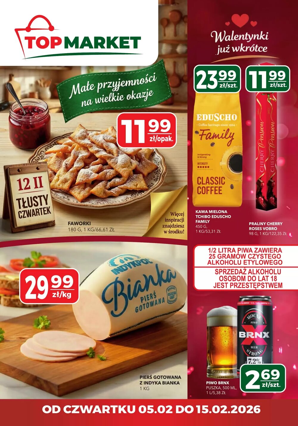 Gazetka promocyjna Top Market  ważna od 05.02.2026 - Strona 1.