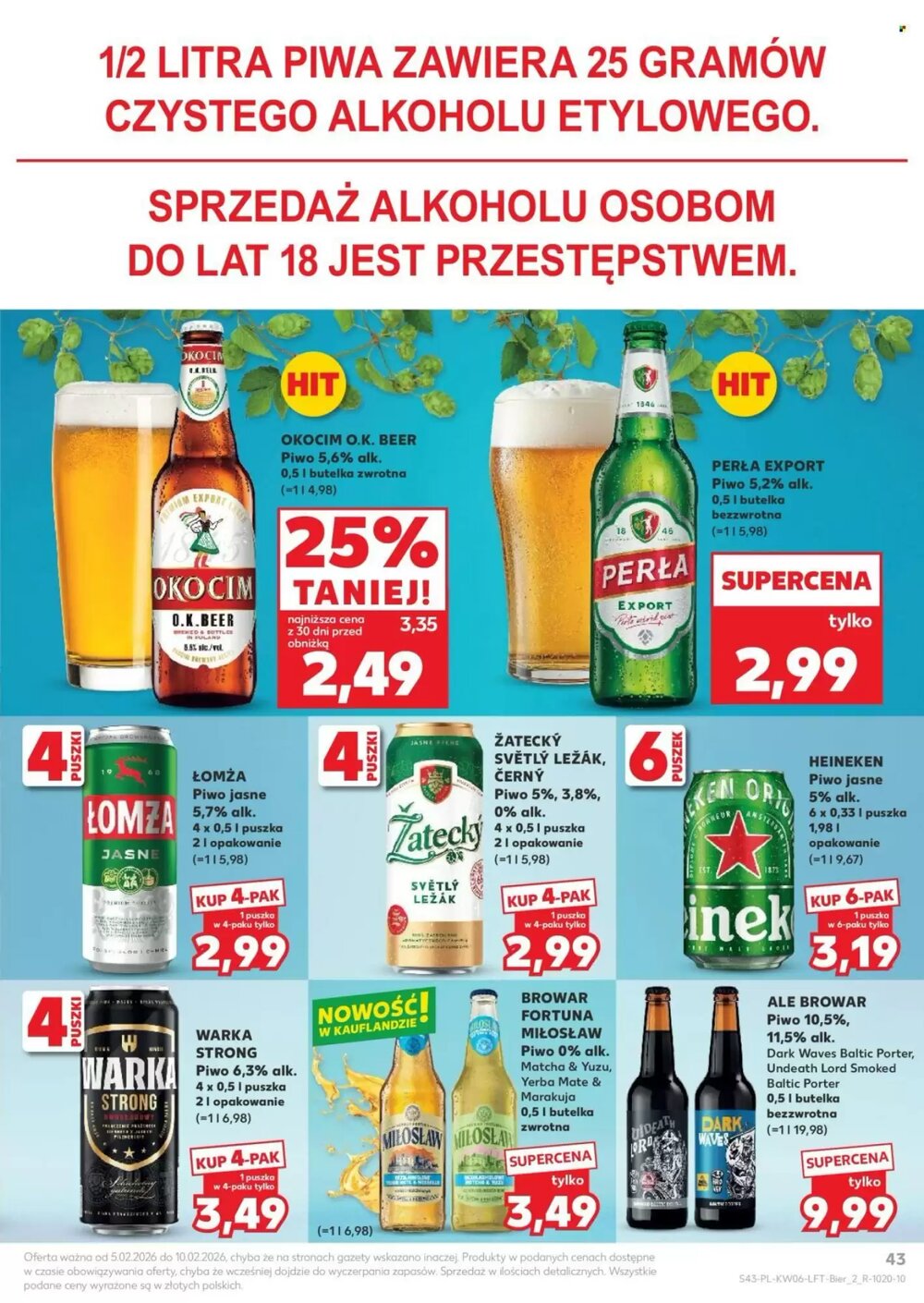 Gazetka promocyjna Kaufland  ważna od 05.02.2026 - Strona 43.