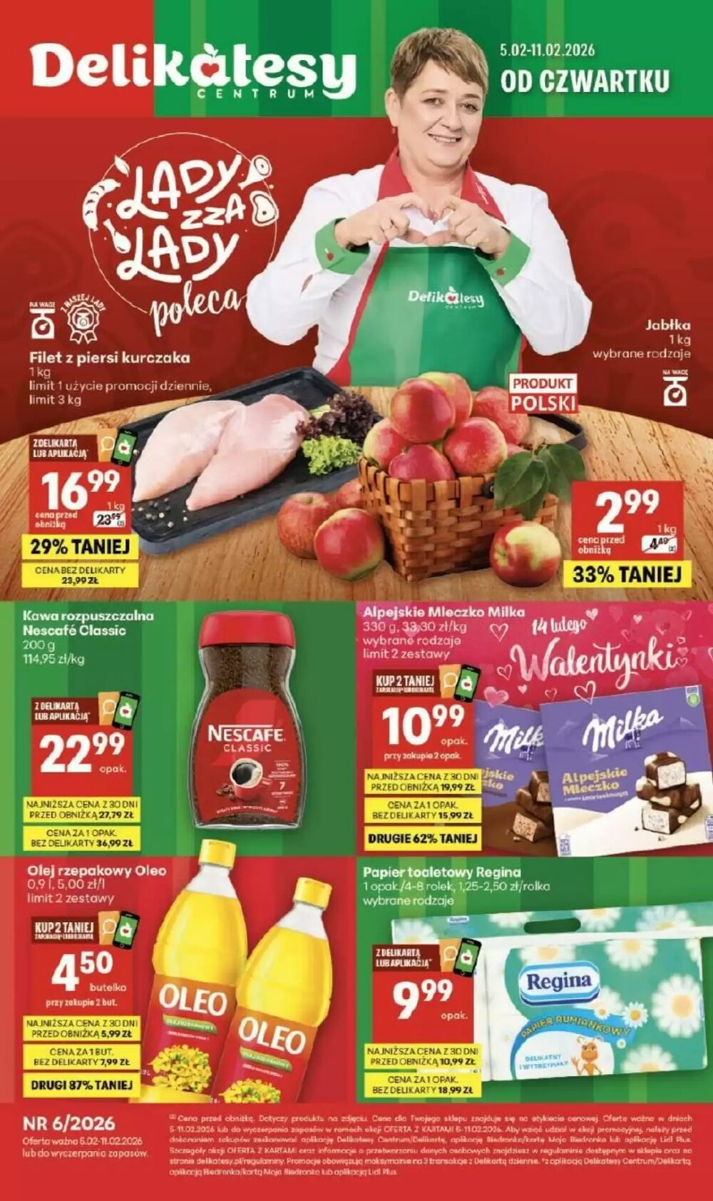 Gazetka promocyjna Delikatesy Centrum  ważna od 05.02.2026 - Strona 1.