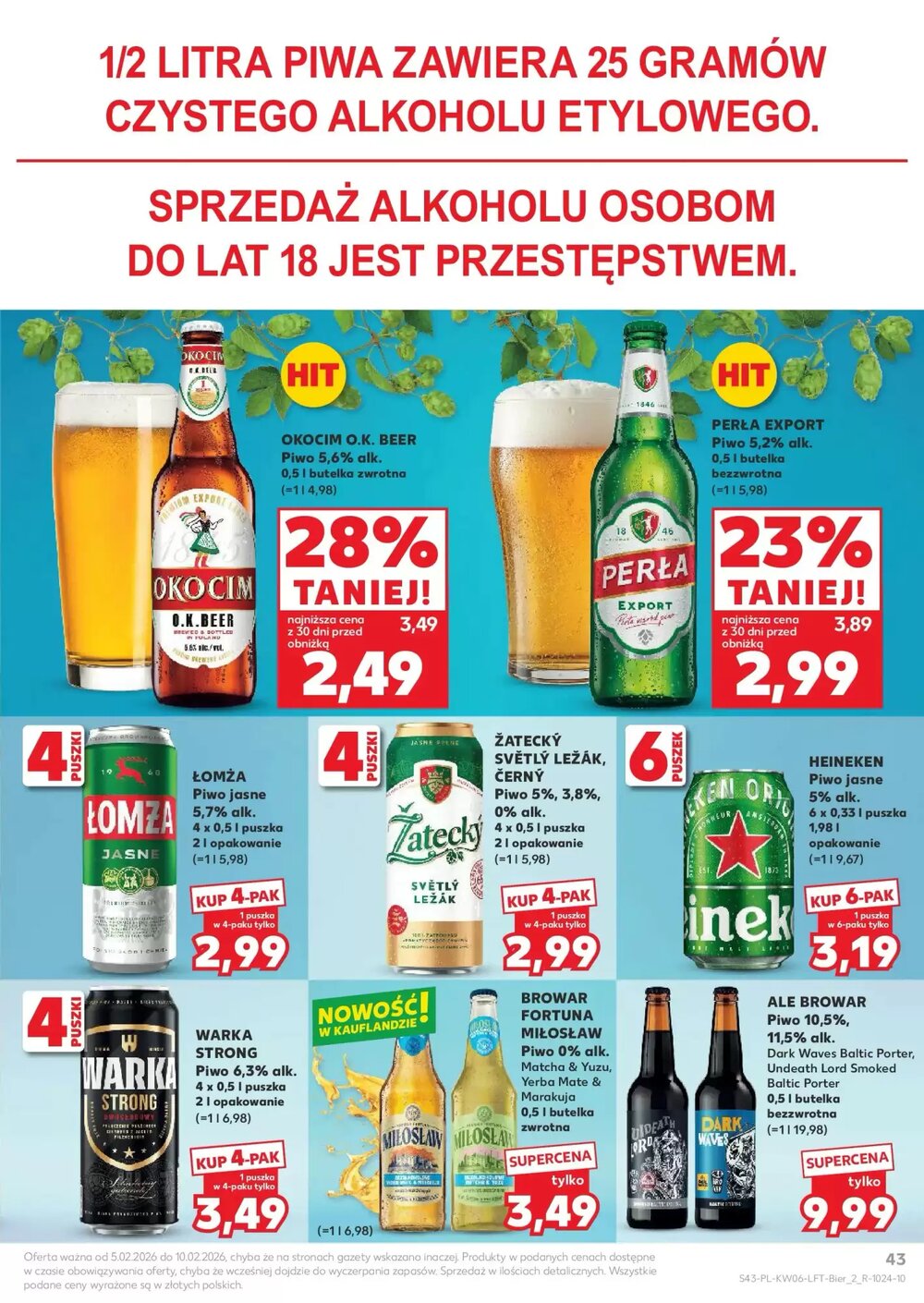 Gazetka promocyjna Kaufland  ważna od 05.02.2026 - Strona 43.