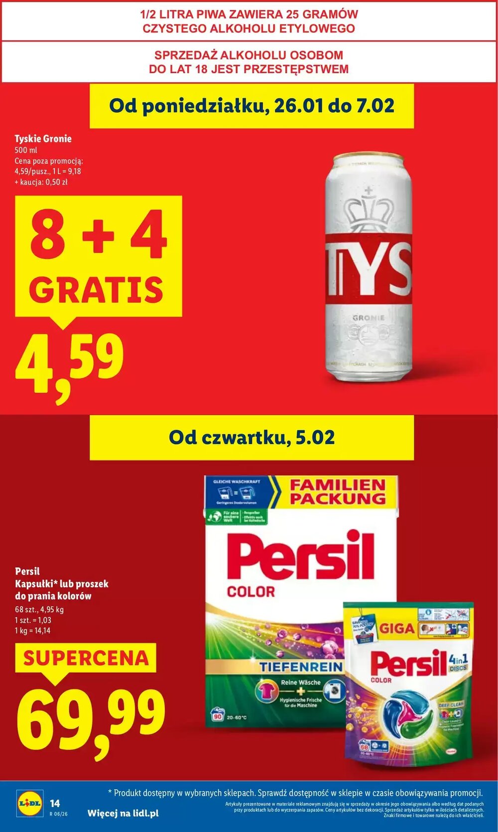 Gazetka promocyjna Lidl  ważna od 05.02.2026 - Strona 14.