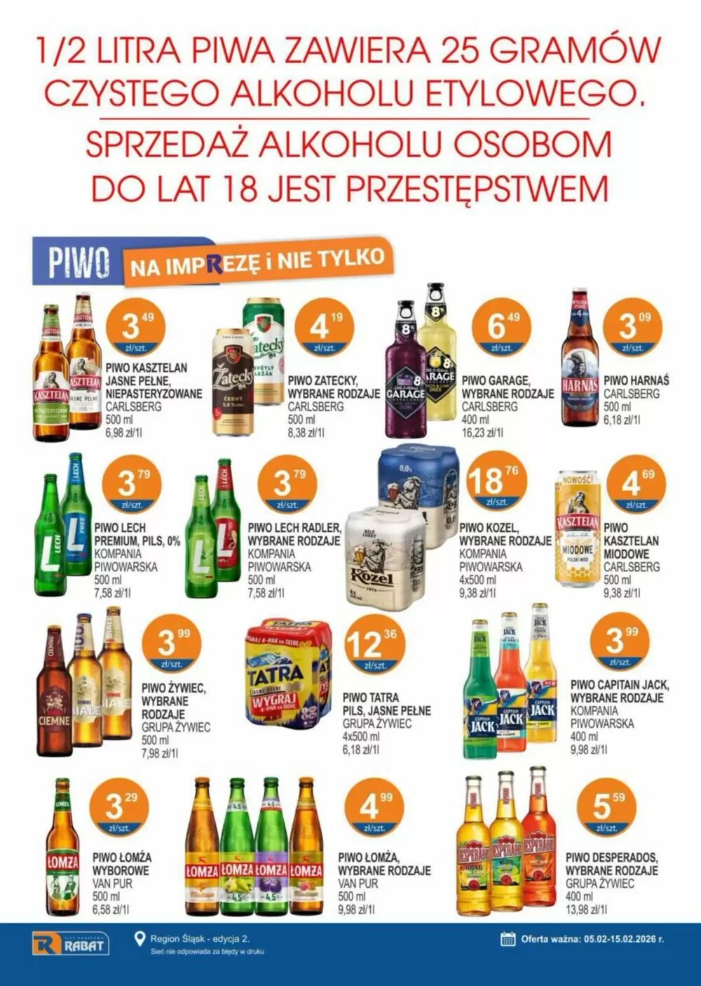 Gazetka promocyjna Rabat  ważna od 05.02.2026 - Strona 6.