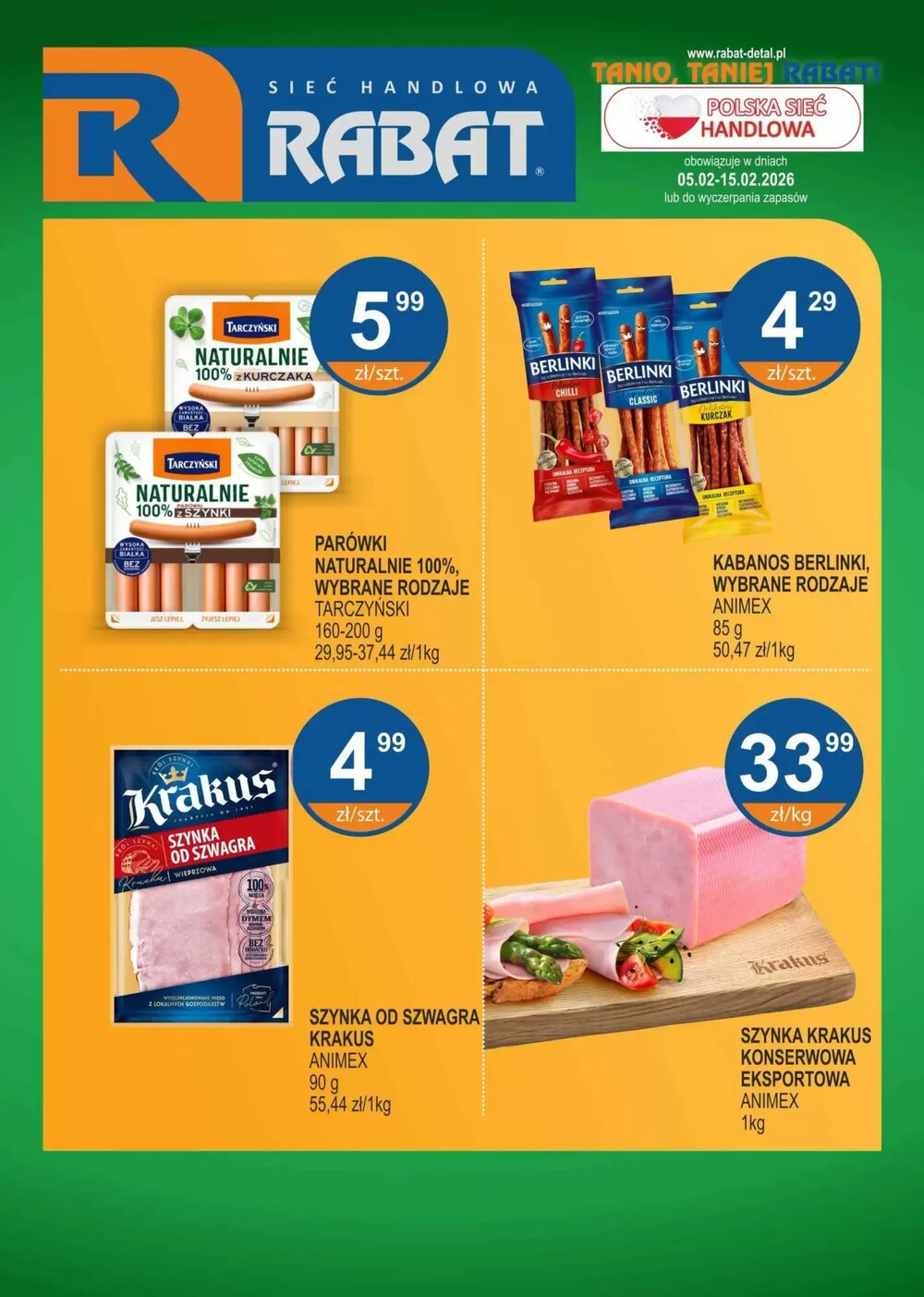 Gazetka promocyjna Rabat  ważna od 05.02.2026 - Strona 4.
