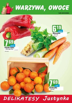 Gazetka promocyjna Delikatesy Justynka  ważna od 05.02.2026